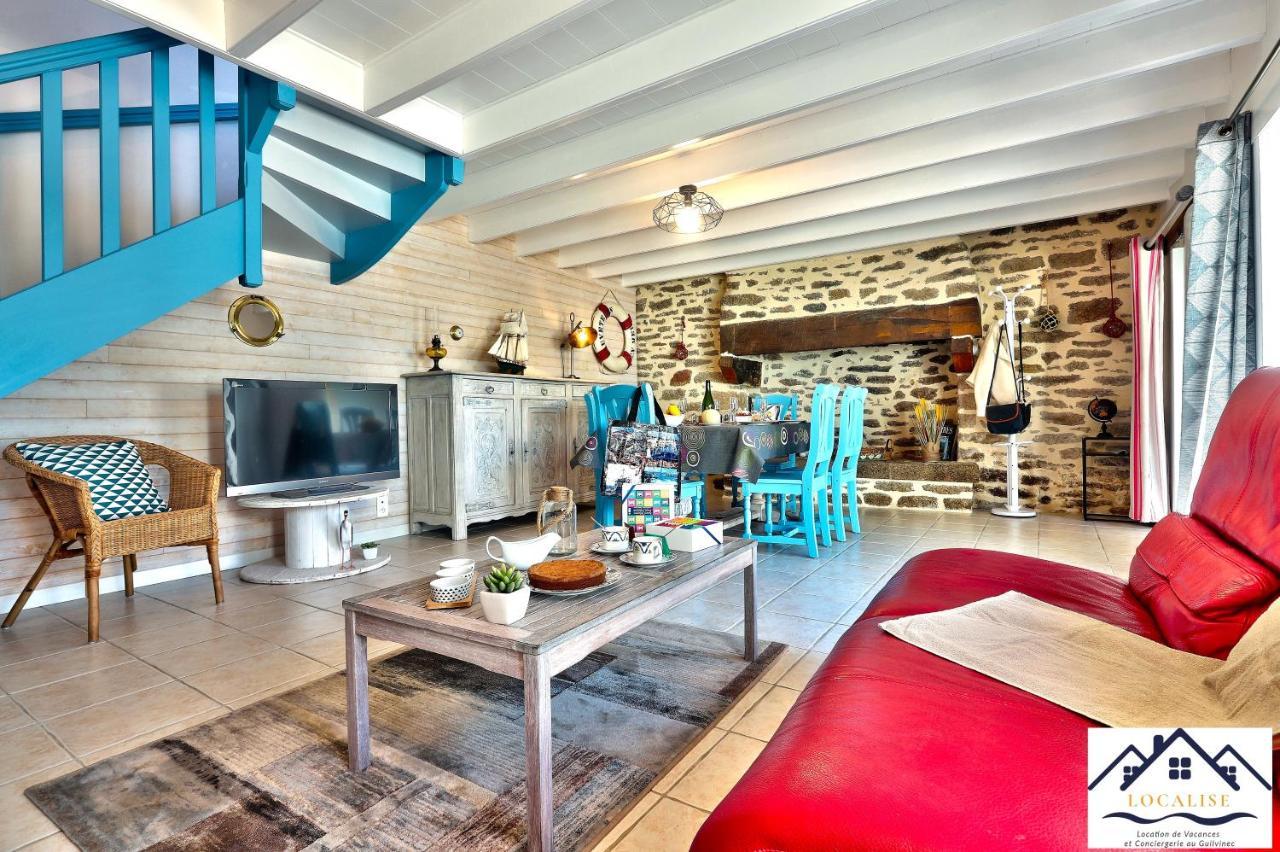 Localise - M3A La Maison Du Pecheur Au Guilvinec - Chambres Vue Mer - A 20M De La Mer Situee A La Pointe De Men Meur - Tout A Pied, Plage, Port, Centre, Commerces, Marche - Wifi Inclus - Linge De Lit Inclus - Jardin Clos - En Option , Menage Et Servi Εξωτερικό φωτογραφία