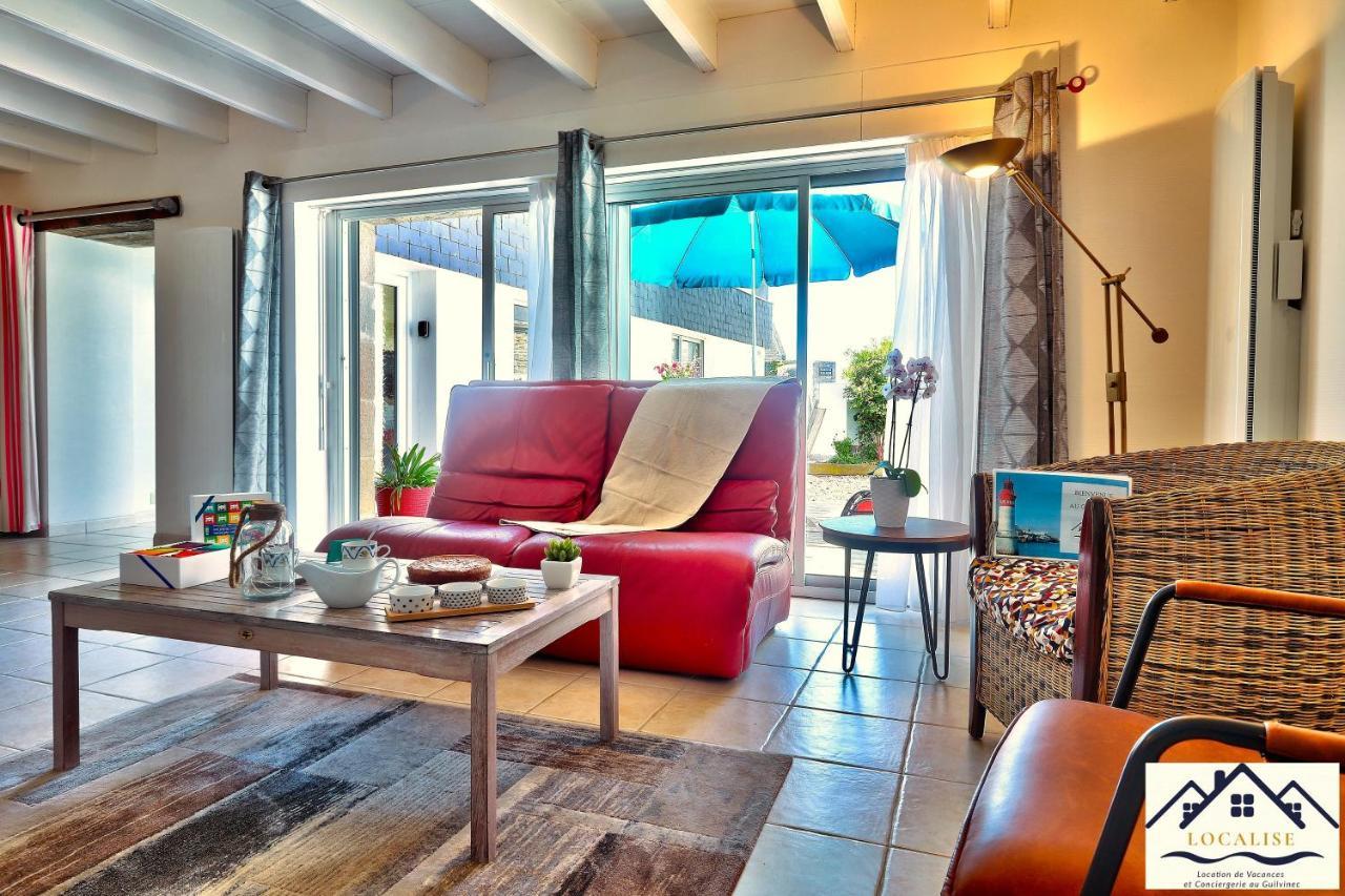 Localise - M3A La Maison Du Pecheur Au Guilvinec - Chambres Vue Mer - A 20M De La Mer Situee A La Pointe De Men Meur - Tout A Pied, Plage, Port, Centre, Commerces, Marche - Wifi Inclus - Linge De Lit Inclus - Jardin Clos - En Option , Menage Et Servi Εξωτερικό φωτογραφία