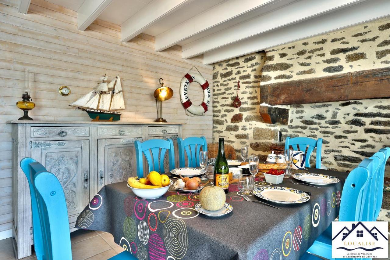 Localise - M3A La Maison Du Pecheur Au Guilvinec - Chambres Vue Mer - A 20M De La Mer Situee A La Pointe De Men Meur - Tout A Pied, Plage, Port, Centre, Commerces, Marche - Wifi Inclus - Linge De Lit Inclus - Jardin Clos - En Option , Menage Et Servi Εξωτερικό φωτογραφία