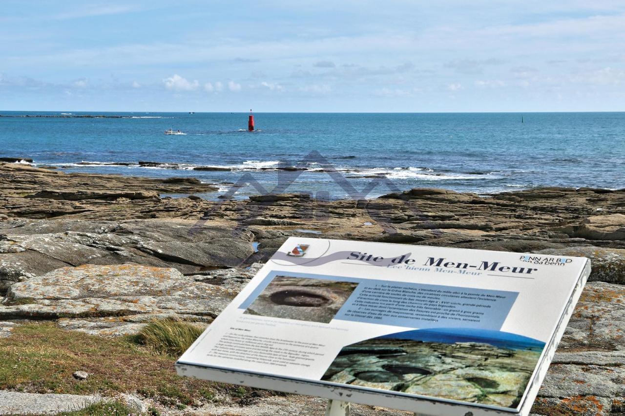 Localise - M3A La Maison Du Pecheur Au Guilvinec - Chambres Vue Mer - A 20M De La Mer Situee A La Pointe De Men Meur - Tout A Pied, Plage, Port, Centre, Commerces, Marche - Wifi Inclus - Linge De Lit Inclus - Jardin Clos - En Option , Menage Et Servi Εξωτερικό φωτογραφία